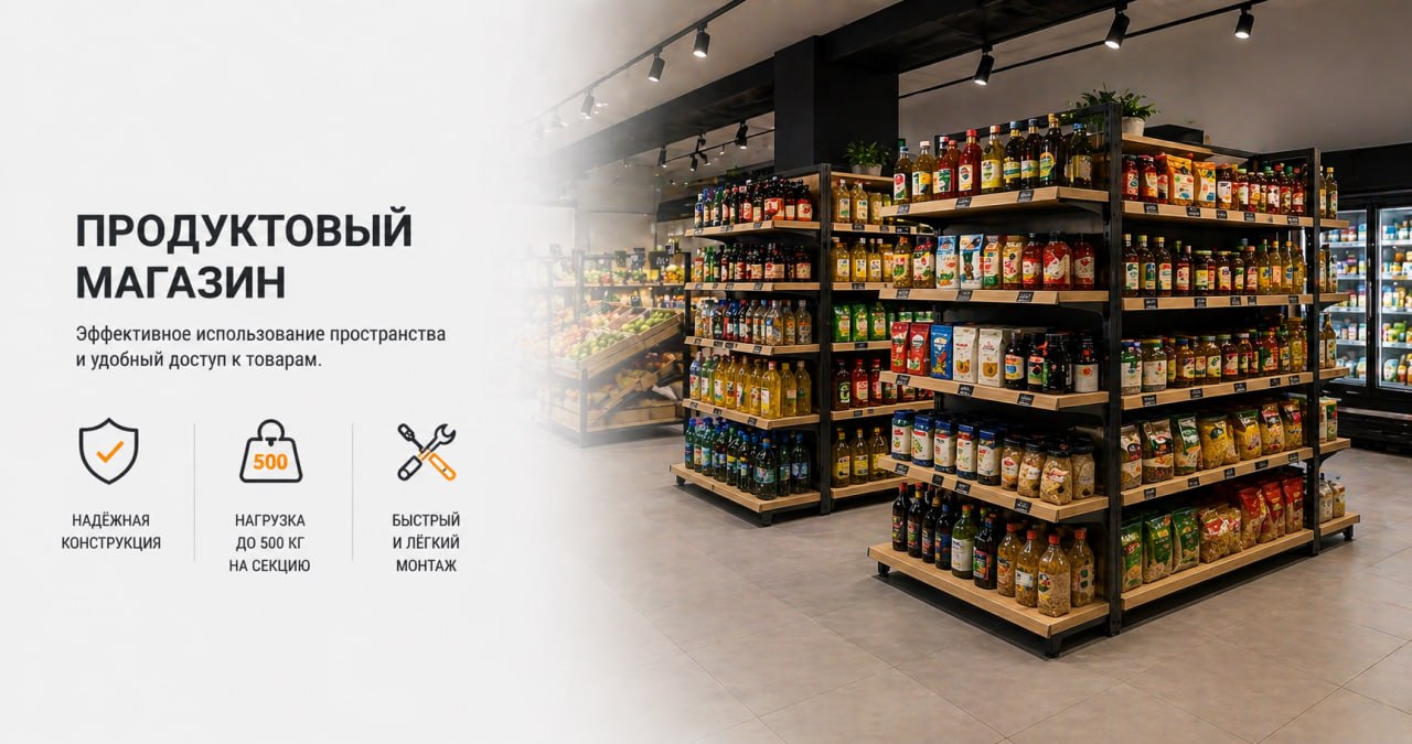 Торговые стеллажи