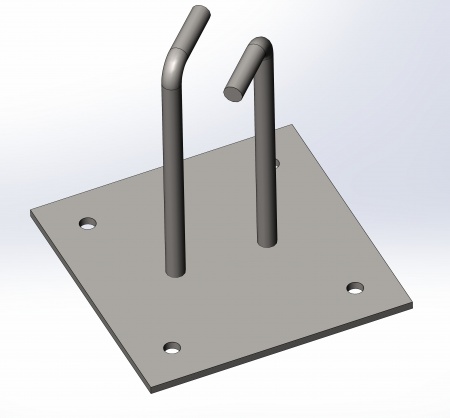 Закладная 200х200х6