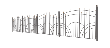 Ограждение металлическое сварное "Спектр"