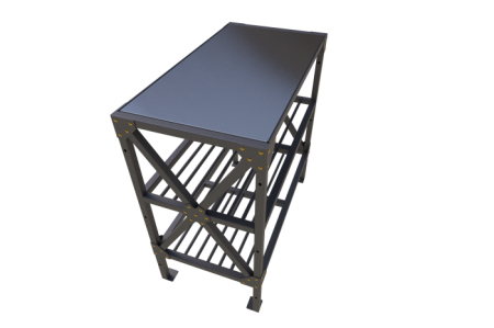 Столешница на подставку для мангала "Солнечный ветер"