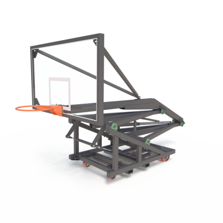 Выкатная баскетбольная стойка