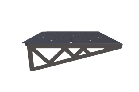 Столик подвесной мангала с печкой «Перун» 