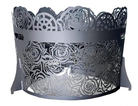 Пано для кострища "Роза"