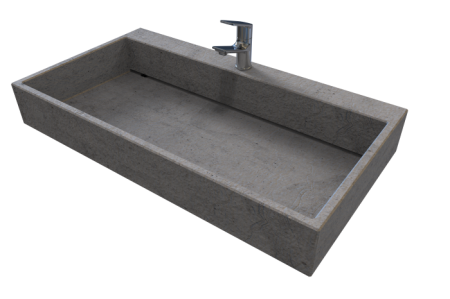 Мойка бетонная высокая 854х459х120