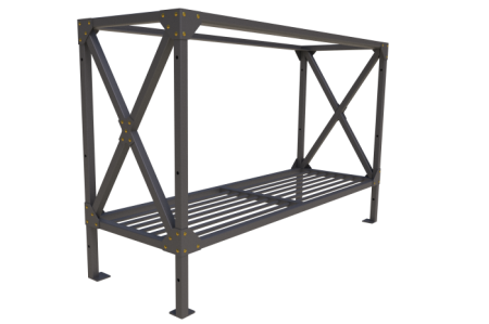 Подставка для мангал с печкой «Перун» 