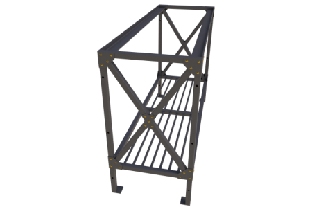 Подставка для мангал с печкой «Перун» 