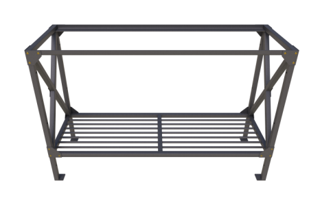 Подставка для мангал с печкой «Перун» 