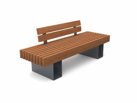 Скамейка стальная "Лондон"