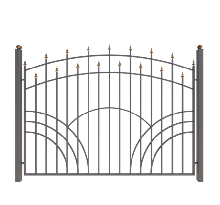 Ограждение металлическое сварное "Спектр"
