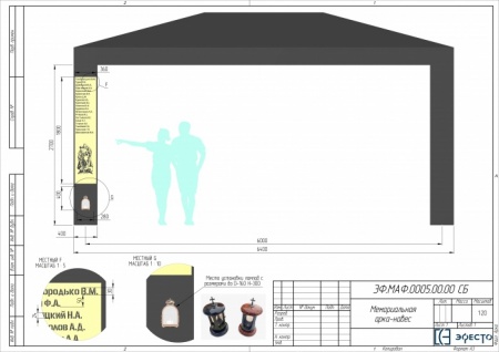 Навес мемориальный "Связь поколений" 