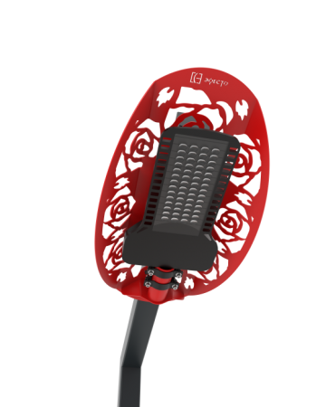 Информационный стенд с урной и фонарным столбом "Парад"