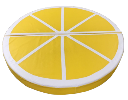 Мат детский складной "Долька лимона"