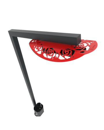 Фонарный столб с урной "Парад" H-4,0 м (без светильника)