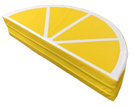 Мат детский складной "Долька лимона"