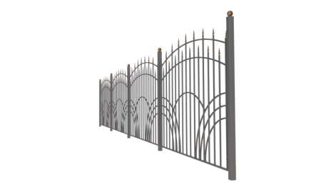 Ограждение металлическое сварное "Спектр"