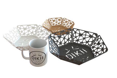 Тарелка "DIKII" 