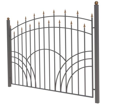 Ограждение металлическое сварное "Спектр"