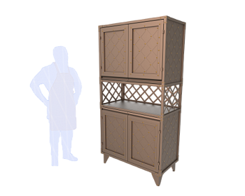 шкаф индивидуальный 2000х700х460.973